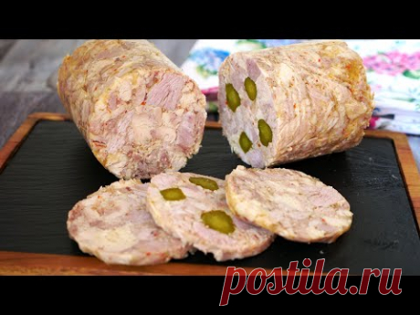 Домашняя Рубленая КОЛБАСА | Пальчики оближешь