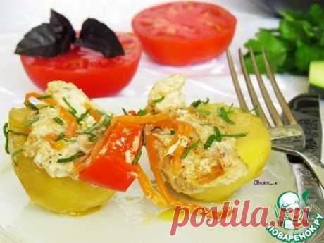 Картошка с овощами и курицей на пару - кулинарный рецепт