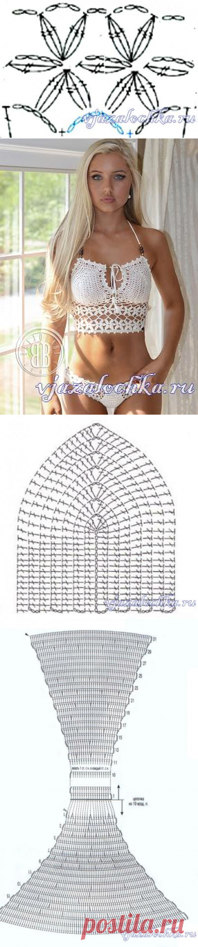 Купальник крючком от beijobaby