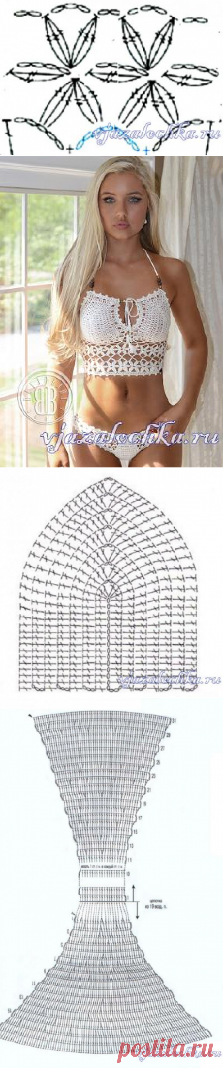 Купальник крючком от beijobaby