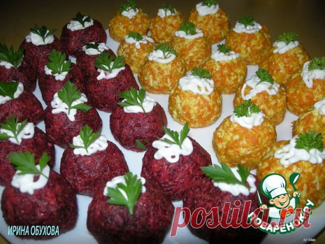 Закуска из свеклы и моркови..