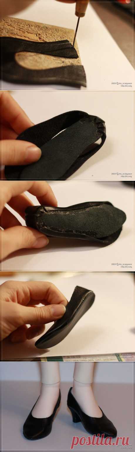 Туфли женские модельные кукольные– туториал