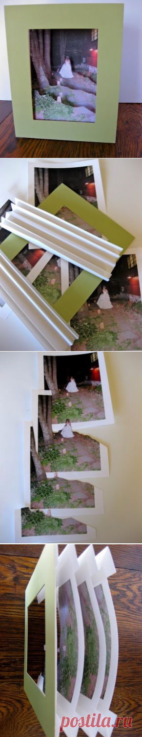 Открытка в технике Tunnel book - Домашний hand-made