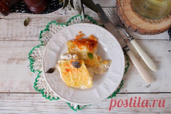 Куриные отбивные с ананасом и сыром в духовке