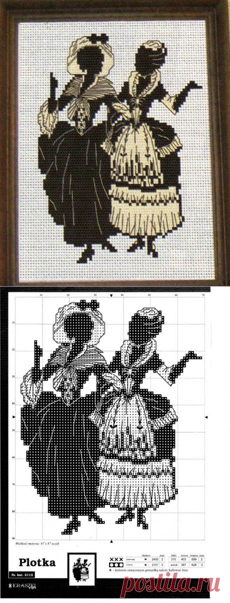 Сплетницы - Вышивка