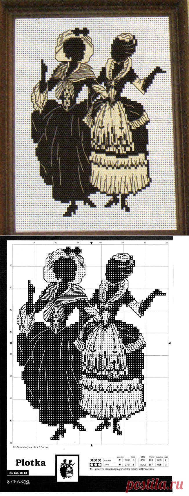 Сплетницы - Вышивка