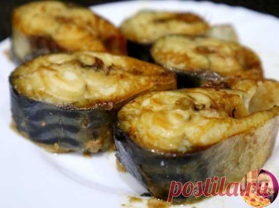 Запеченная скумбрия в духовке