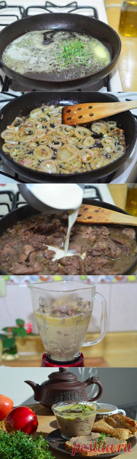 Как приготовить паштет из куриной печени - рецепт, ингридиенты и фотографии