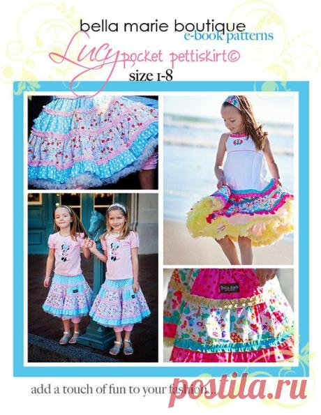 Lucy pocket pettiskirt twirl skirt eBook от bellamarieboutique