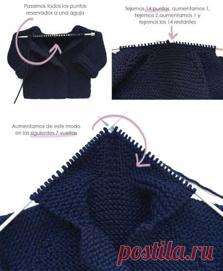 Abrigo de punto de bebé - DIY- Creativa Atelier