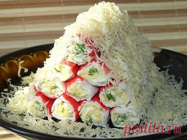 Новогодняя крабовая 