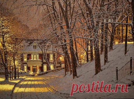 Рождественская сказка от канадского художника Ричарда Савойи (Richard Savoie)