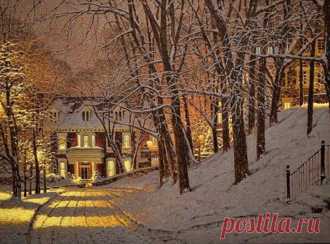 Рождественская сказка от канадского художника Ричарда Савойи (Richard Savoie)