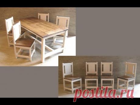1/12th Scale Table &amp; Chairs Tutorial - Part Two - Chairs - YouTube