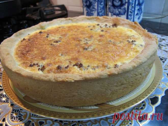 Заливной мясной пирог "Киш ЛОРЕН"