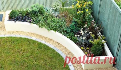 Из чего сделать заборчики для клумб: 5 достойных вариантов (Часть 4) | Дачный труженик | Яндекс Дзен