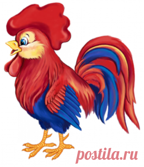 Клипарт "СКАЗОЧНЫЕ ПЕТУХИ" -символ 2017 года
