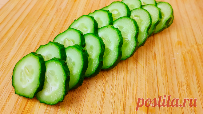 Открыла для себя новый рецепт вкусного салата с огурцом за 10 минут: делюсь рецептом | Кулинарный Микс | Яндекс Дзен