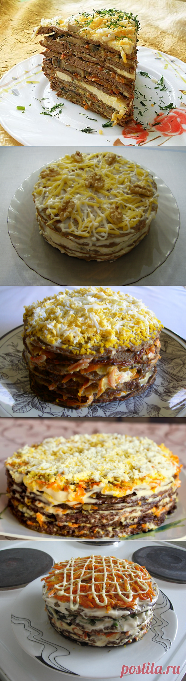 Печёночный торт - вкусно и не сложно (подробный рецепт) » Женский Мир