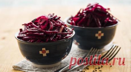 Салат из свеклы с острой заправкой. Пошаговый рецепт с фото на Gastronom.ru
