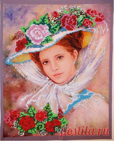 Нужен бисер всех тонов для моей картины... Вышивка бисером от Людмилы