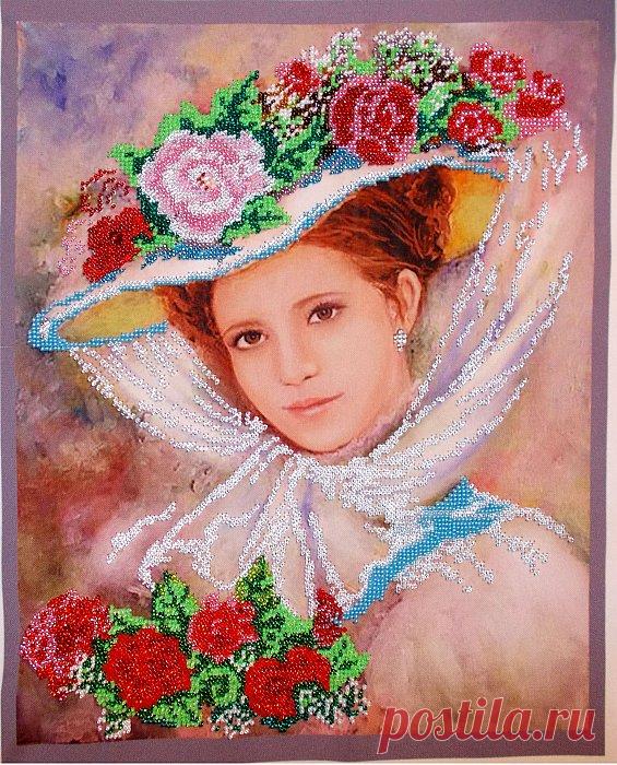 Нужен бисер всех тонов для моей картины... Вышивка бисером от Людмилы