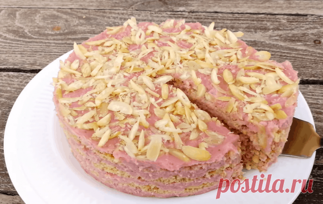 Шикарный летний торт без выпечки: быстро и безумно вкусно
