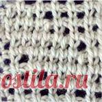 Тунисское вязание - Узоры на сетке с воздушными петлями (тунисская филейка)