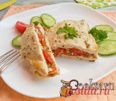 Куриная отбивная фаршированная фото рецепт приготовления