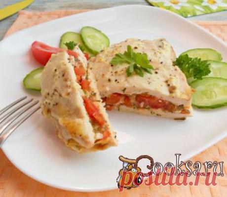 Куриная отбивная фаршированная фото рецепт приготовления