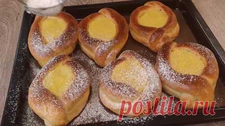 Рецепт вкусных булочек с заварным кремом