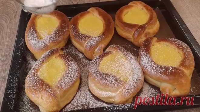 Рецепт вкусных булочек с заварным кремом