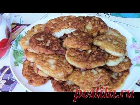 Сытные оладьи на завтрак. Ароматные, пышные и очень вкусные.