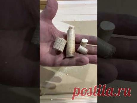 How to Hide Screws in Wood! Useful Woodworking Tips #shorts #diy #woodworking #skills