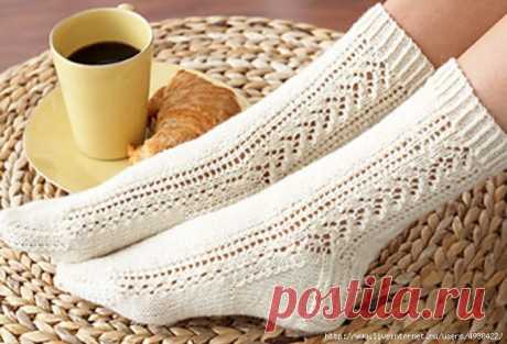 Носки с ажурным узором - Sock it to Me!