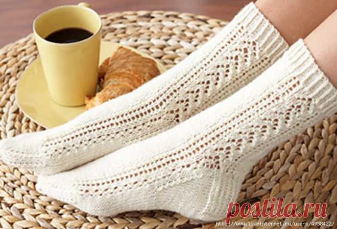Носки с ажурным узором - Sock it to Me!