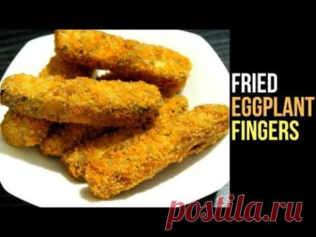 Crispy Eggplant Fingers Recipe | Fried Eggplant Recipe | Brinjal Fry | Snacks Recipe By Nian's