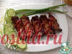 Запечённые свиные рёбра