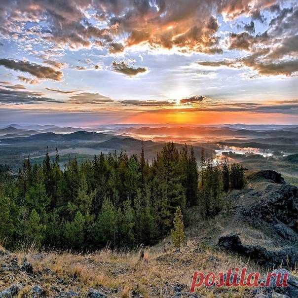 Уральские горы, истоки реки Миасс
