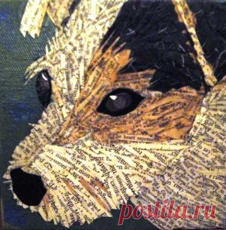 torn paper art projects - Google Search