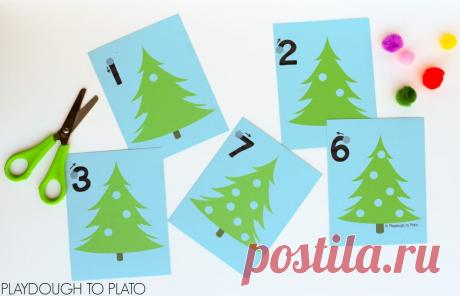 Рождественский Подсчет Карт Дерево - Пластилин Платону