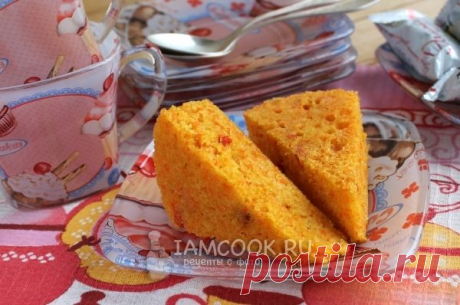 Морковная запеканка в мультиварке
