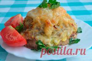 Мини запеканки из куриного фарша:Рецепт №1