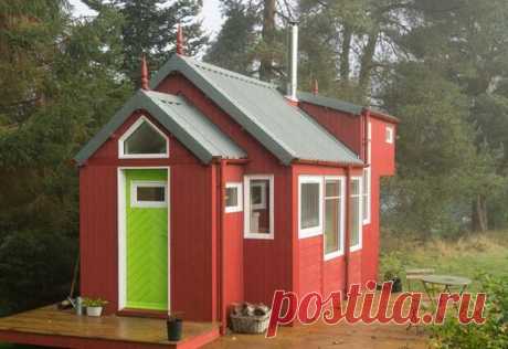 Домик площадью всего 29 кв. метров - отличный вариант для дачной постройки