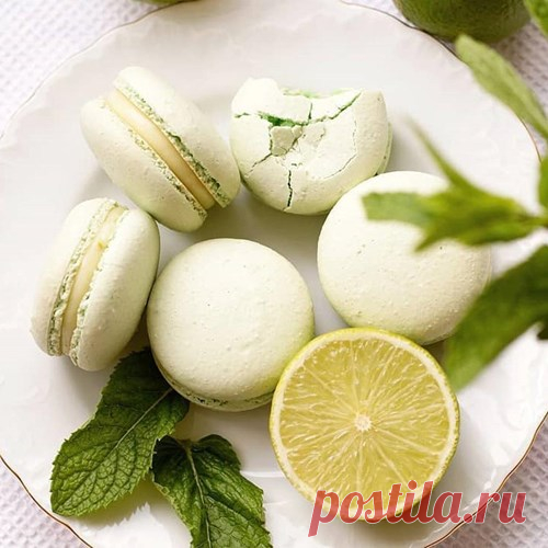 Лаймовые макарон