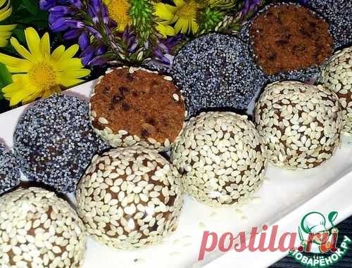 Конфеты "Ароматные" из нута с шоколадом - кулинарный рецепт