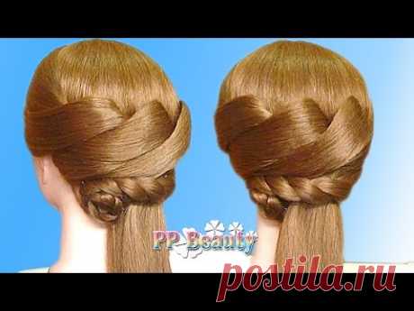 ทรงผมเกล้าครึ่งศรีษะแบบสวยๆ : Elegance Half Updo Hairstyle