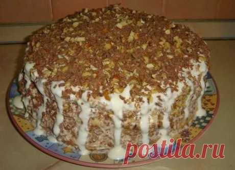 Лучшие кулинарные рецепты: Очень простой тортик &quot;Выпускной&quot;