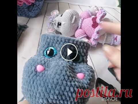 Амигуруми. Мк Бегемотик крючком. Часть 2. Амигуруми. Мк Бегемотик крючком. Часть 2....