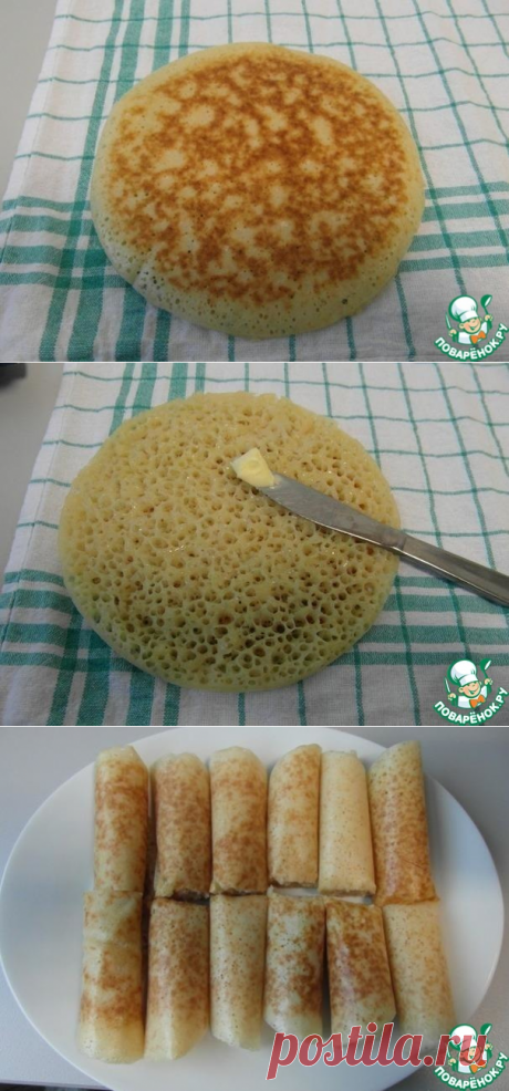 Марокканские односторонние блины